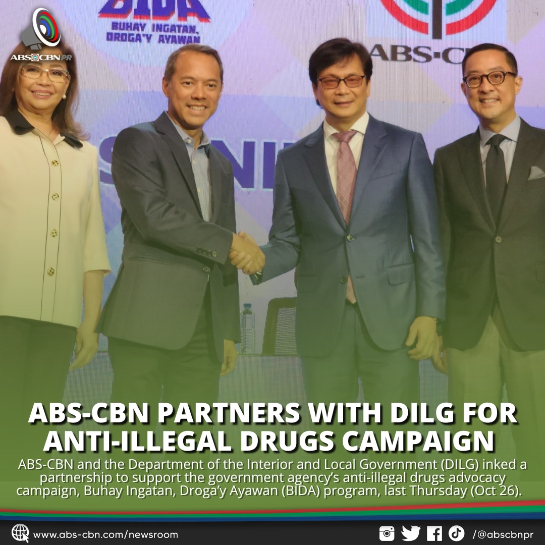 Abs Cbn Partners With Dilg For Anti Illegal Drugs Campaign